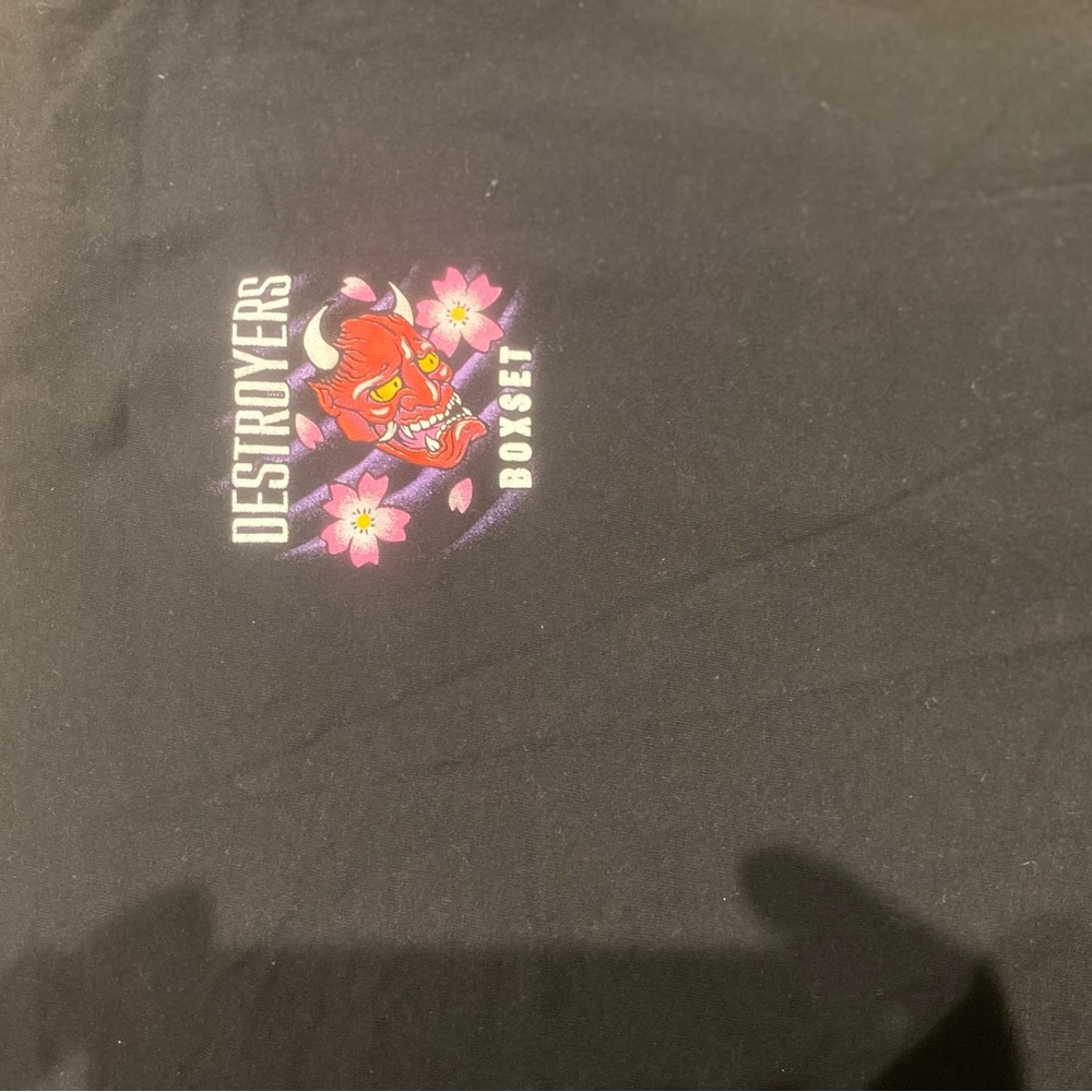 Black Destroyers Boxed Graphic Tee
